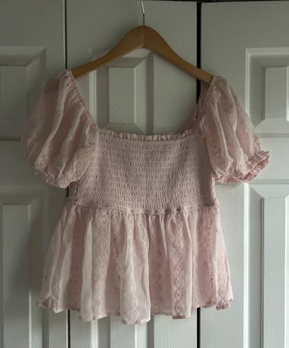 Boutique Top Pink Size L