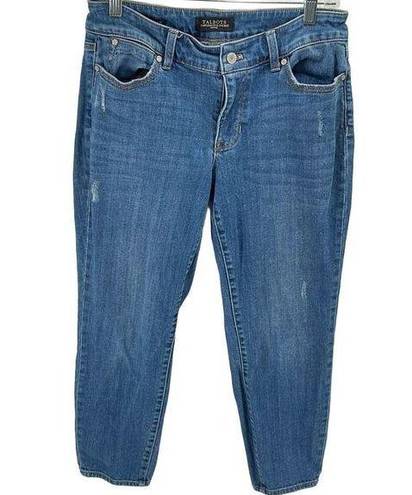 Talbots  Lawless Five-Pocket jeans boyfriend 6 6P petite straight leg medium wash