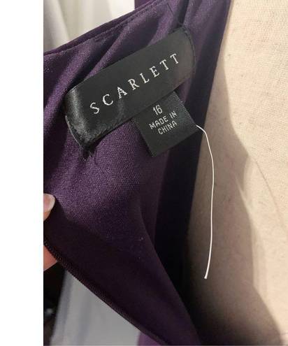 Scarlett Purple dress size 16 with sequence Scarlette