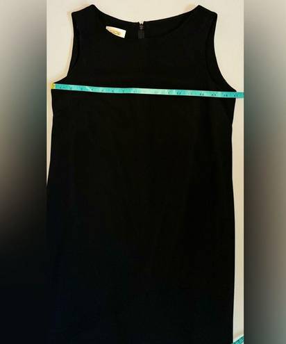 Talbots  Sleeveless Scoop Neck Formal Midi Dress Black Size 4