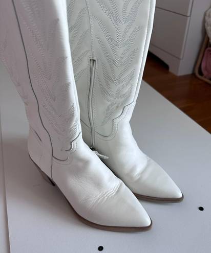 Dolce Vita White Cowgirl Boots Size 7