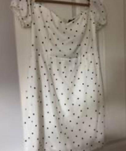 Pretty Little Thing Bardot Poka Dot Dress