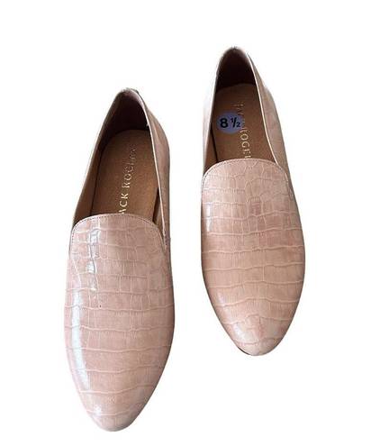 Jack Rogers NEW  Audrey Croc Loafers Leather