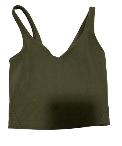 Lululemon Olive Green  Align Bra