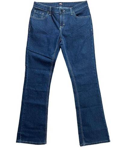 Dickies  Women's Relaxed Fit Dark Wash Bootcut Denim Jeans Size 6 Reg