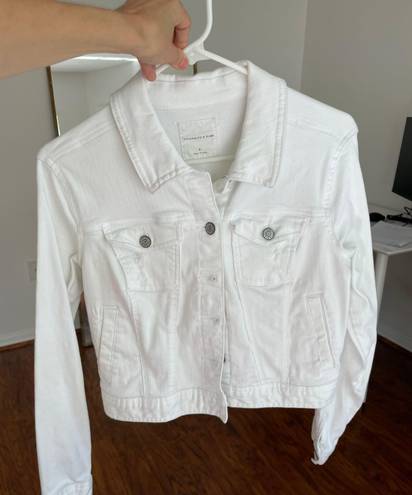 Celebrity Pink White Denim Jacket