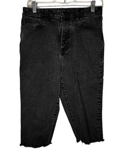 Elizabeth and James  Black Cropped Jeans