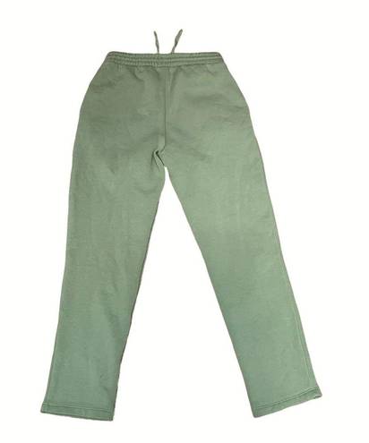 ZARA  sage green cropped hoodie and sweatpants set