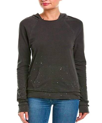 n:philanthropy  Penny Pullover Sweatshirt W/Hoodie in Dark Gray Size S NWT