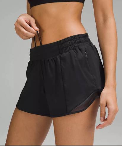 Lululemon Hotty Hot Shorts Low Rise 4” Black