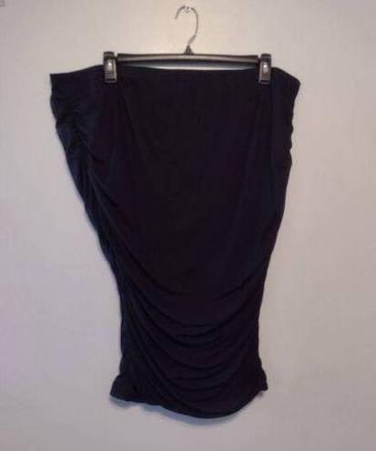 Ava & Viv NWT  Size 2X Black Stretchy Fitted Pencil Skirt