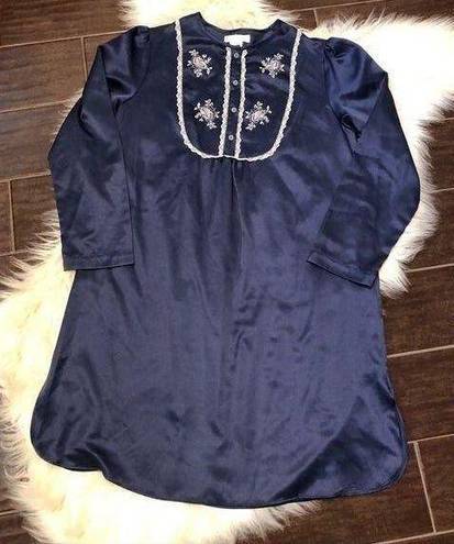 Carole Hochman  navy blue night gown sz small