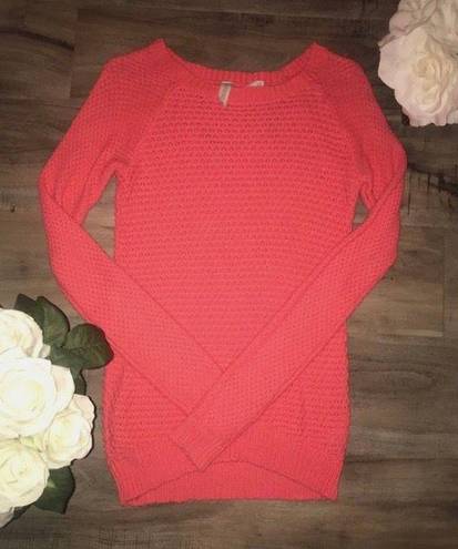 Aeropostale cardigan sweater pink long sleeve Knit Casual Neutral Dressy Stretch