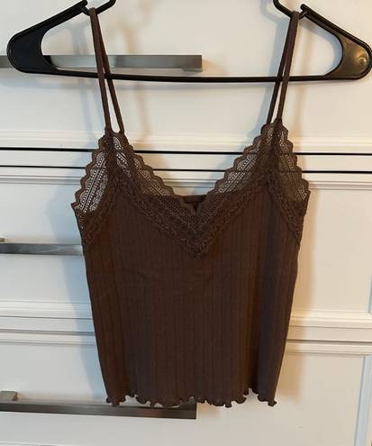 American Eagle Brown Lace Tank