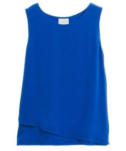 Chico's  Double-Layer Tank Cobalt Blue Size Small