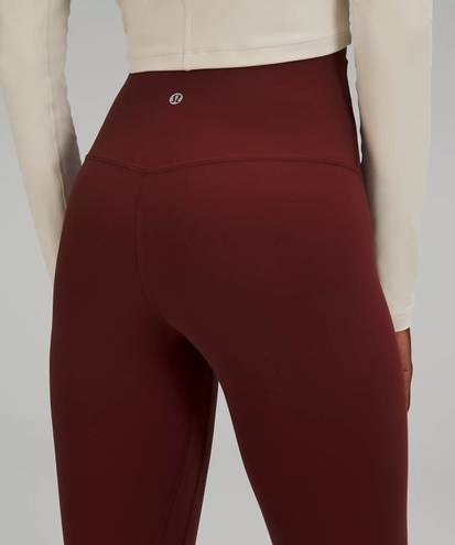 Lululemon Align 28” Maroon Leggings