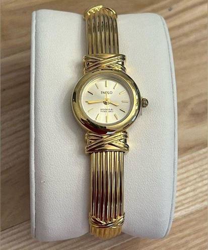 Gucci Paolo  Ladies Watch Yellow Gold Tone Bracelet and Dial Quartz NWOT