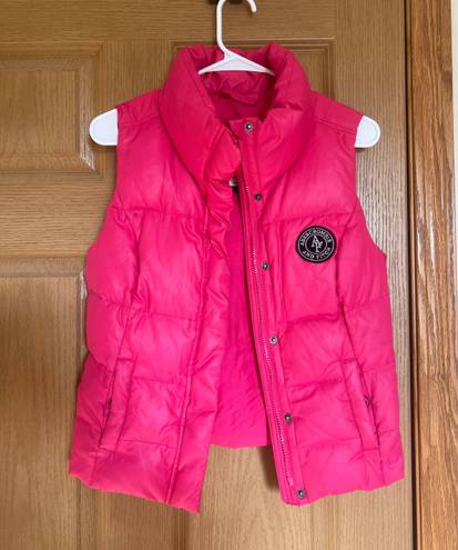 Abercrombie & Fitch Pink Puffer Vest