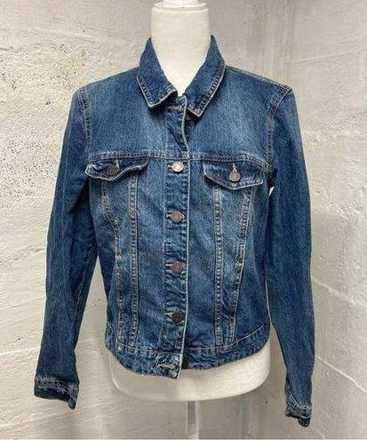 Noisy May  denim jacket distressed style Medium