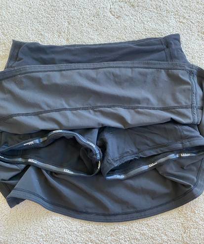 Lululemon Black Pace Rival Skirt Tall