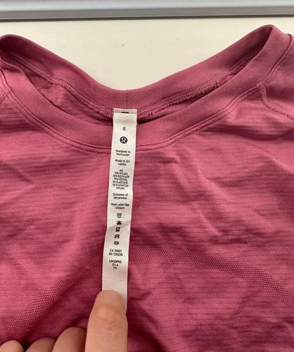 Lululemon Pink Swiftly Tech Long Sleeve