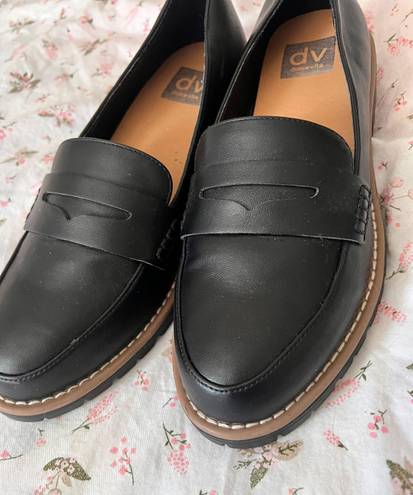 black loafers Size 8