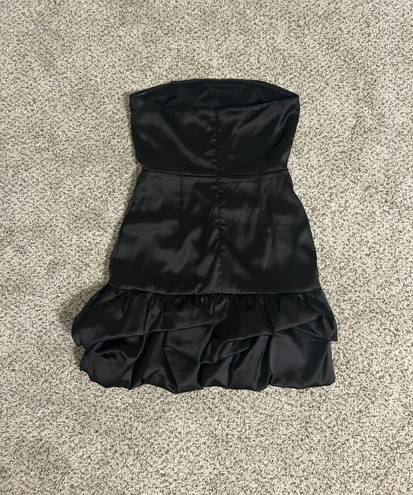 TCEC Strapless black Mini Dress