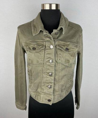 Celebrity Pink  Dusky Green Juniors Teen Medium M Button Down Jacket