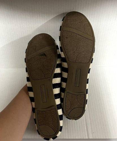 American Eagle  Outfitters Striped Slipped On Boat Shoe Flats Size 11