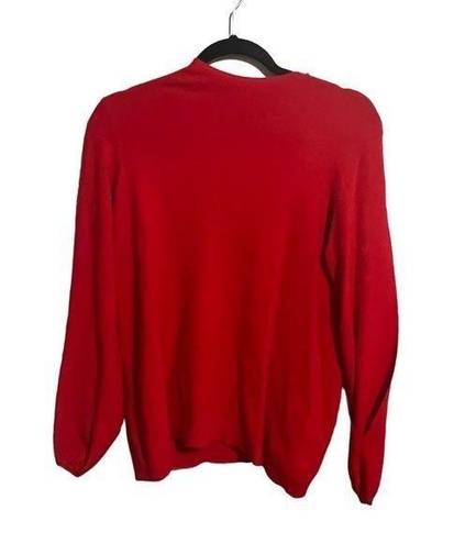 Vibrant Mossimo  Red Split Sleeve Blouse