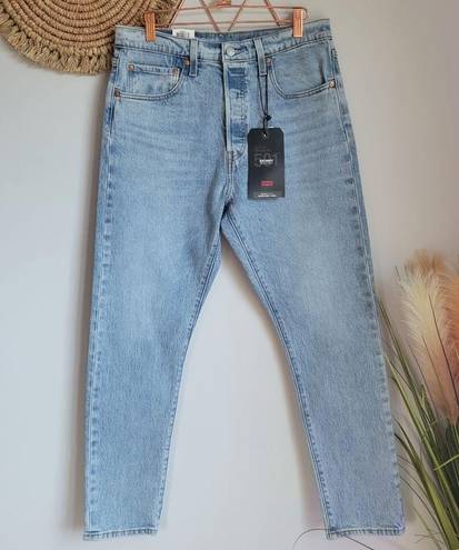 Levi’s Levi's, New, 501 High Rise Skinny Tango Light Wash Button Fly Blue Jeans, 30