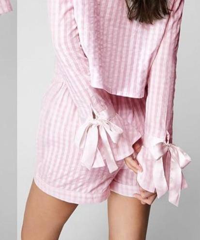 Pink Pajama Top and Short Set