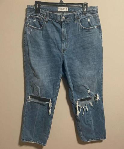 Abercrombie & Fitch  Ankle Straight Ultra High Rise- Size 32 (14)S