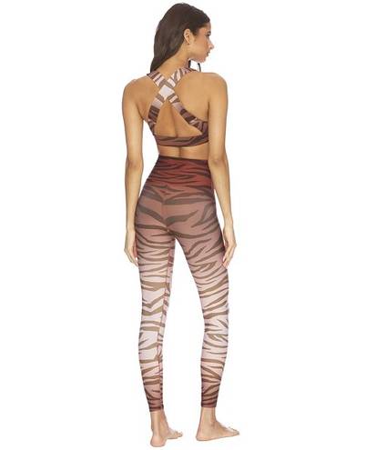 Beach Riot - Jungle Piper Legging Rust Zebra Athletic Training Workout Gym Yoga