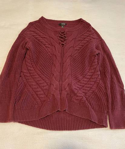 a.n.a Burgundy Sweater