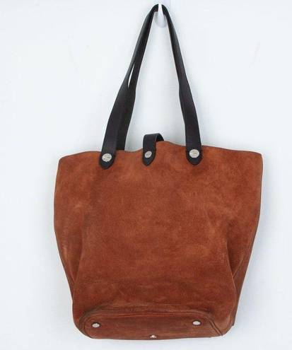 Alexander Wang  Mason Leather Trimmed Suede Tote Bag