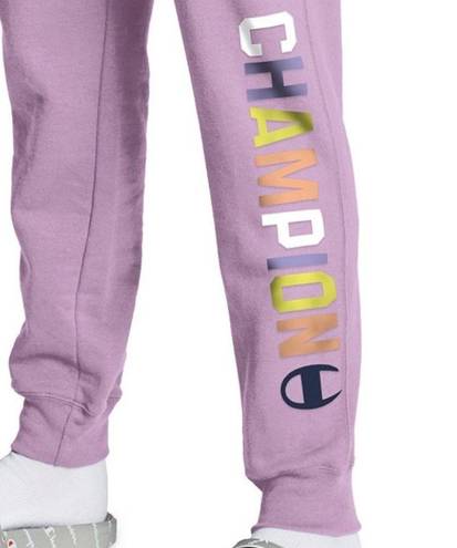 Champion  Joggers Powerblend NWT Pink Sweat Pants Pockets Women's Size Large