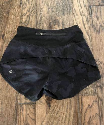 Lululemon High-Rise Speed Up Short 2.5” Camo