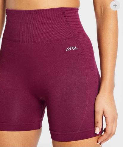 AYBL Balance V2 seamless shorts purple wine