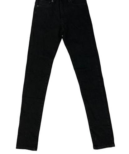 Oak + Fort  Black High Rise Skinny Jeans