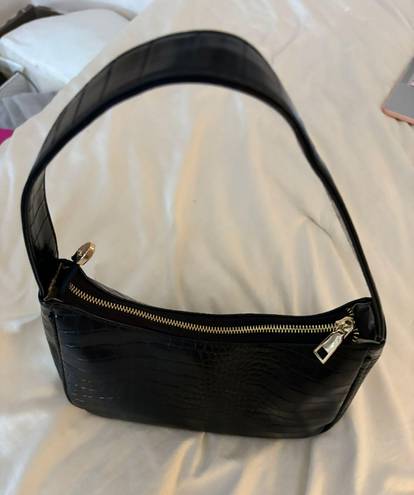 Black Crocodile Handbag