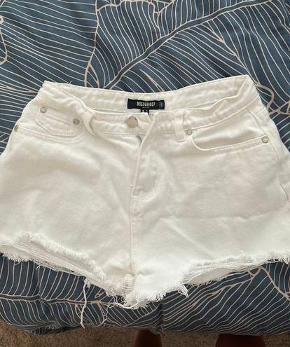 Missguided White Shorts