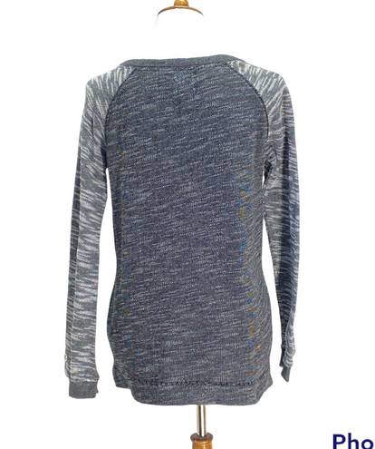 Champion Women’s Sweater Crewneck Space Dye 1147101 Gray Size S