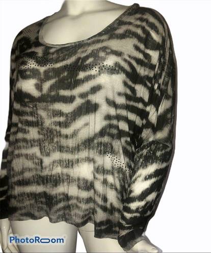 Seven7  animal print blouse