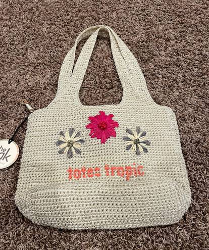 The Sak Crochet Totes Tropic Tote Bag - Cream