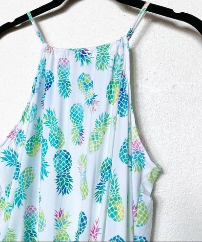 PilyQ  Pull On Pineapple Swim Cover Up Dress Size M/L