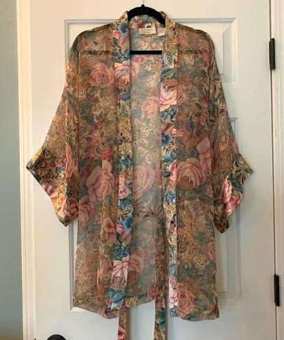 Victoria's Secret Victoria’s Secret Sheer Floral Robe