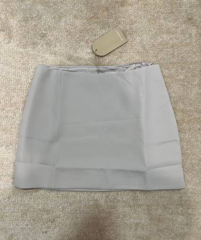 Meshki Grey Mini Skirt