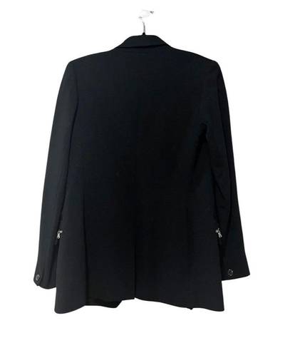 Adam Lippes  Collared Zip-Up Long Sleeve Blazer Sz 4