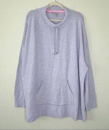 Isaac Mizrahi NWOT  Live Women’s Size 2X Pullover Drawstring Knit Sweater